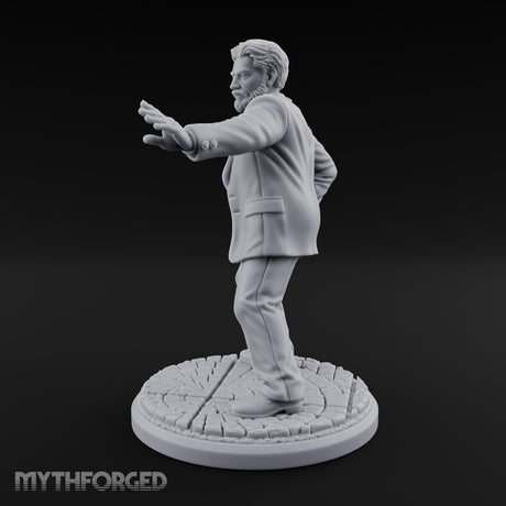 Back Off Mate Human Bodyguard Miniature for Dungeons and Dragons, Pathfinder or other TTRPGs