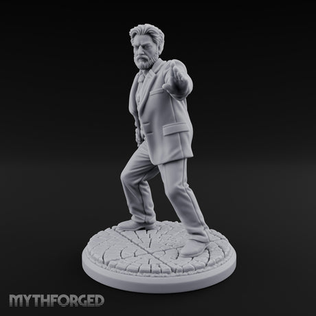 Back Off Mate Human Bodyguard Miniature for Dungeons and Dragons, Pathfinder or other TTRPGs