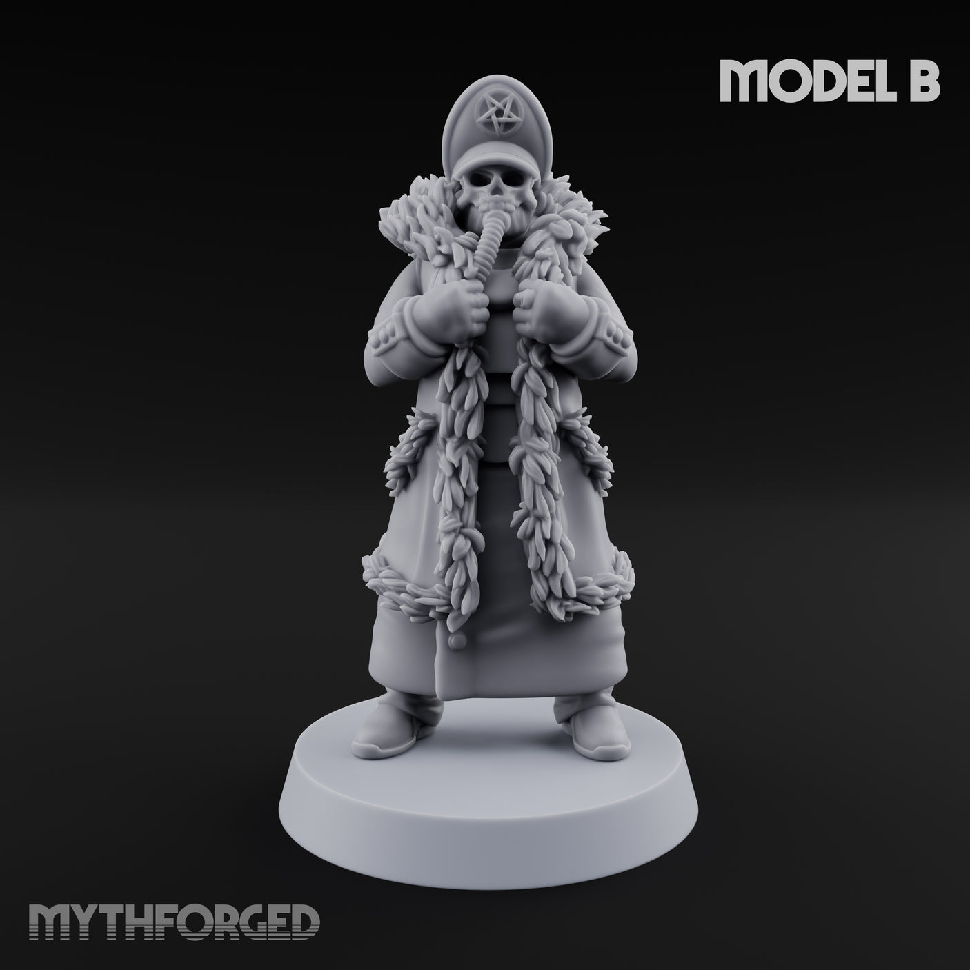 Gas-Masked Trenchcoated Troopers Miniature for Dungeons and Dragons, Pathfinder or other TTRPGs