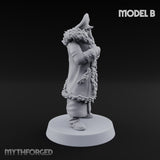 Gas-Masked Trenchcoated Troopers Miniature for Dungeons and Dragons, Pathfinder or other TTRPGs