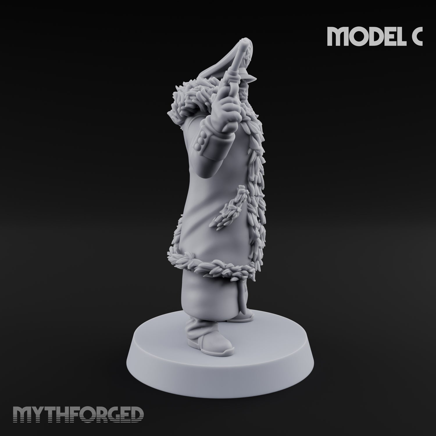 Gas-Masked Trenchcoated Troopers Miniature for Dungeons and Dragons, Pathfinder or other TTRPGs