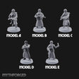 Gas-Masked Trenchcoated Troopers Miniature for Dungeons and Dragons, Pathfinder or other TTRPGs