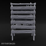 Rise and Shine, Early Birds Wooden Bakery Display Rack