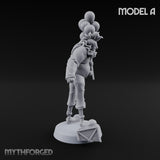Balloon Twisting Clown Villain A Miniature for Dungeons and Dragons, Pathfinder or other TTRPGs