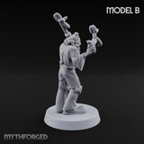Balloon Twisting Clown Villain B Miniature for Dungeons and Dragons, Pathfinder or other TTRPGs