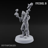 Balloon Twisting Clown Villain B Miniature for Dungeons and Dragons, Pathfinder or other TTRPGs