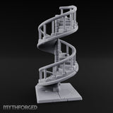Baluster-Railed Center-Posted Spiral Staircase gallery 1