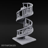 Baluster-Railed Center-Posted Spiral Staircase gallery 2