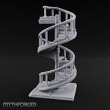 Baluster-Railed Center-Posted Spiral Staircase gallery 3