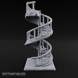 Baluster-Railed Center-Posted Spiral Staircase gallery 5