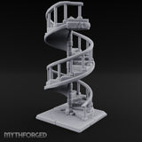 Baluster-Railed Center-Posted Spiral Staircase gallery 6
