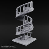 Baluster-Railed Center-Posted Spiral Staircase gallery 8