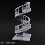 Baluster-Railed Center-Posted Spiral Staircase gallery 9