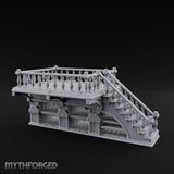 Baluster-Railed Plank-Supported Tavern Staircase Landing gallery 9