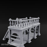 Baluster-Topped Rivet-Bolted Tavern Staircase Platform gallery 6