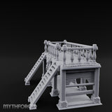 Baluster-Topped Rivet-Bolted Tavern Staircase Platform gallery 7