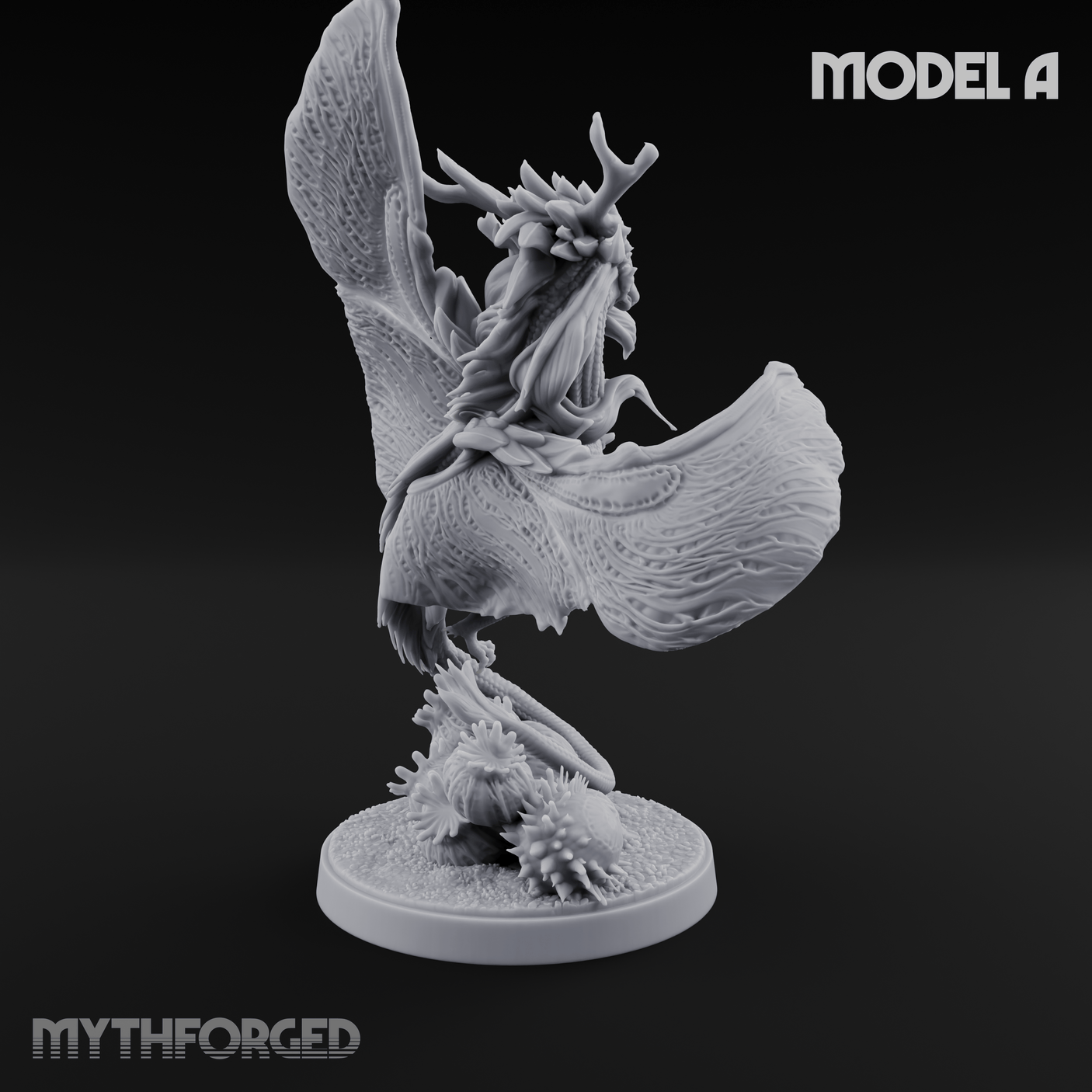 Stretching  Faerie Dragons A Miniature for Dungeons and Dragons, Pathfinder or other TTRPGs