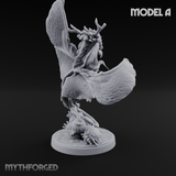Stretching  Faerie Dragons A Miniature for Dungeons and Dragons, Pathfinder or other TTRPGs