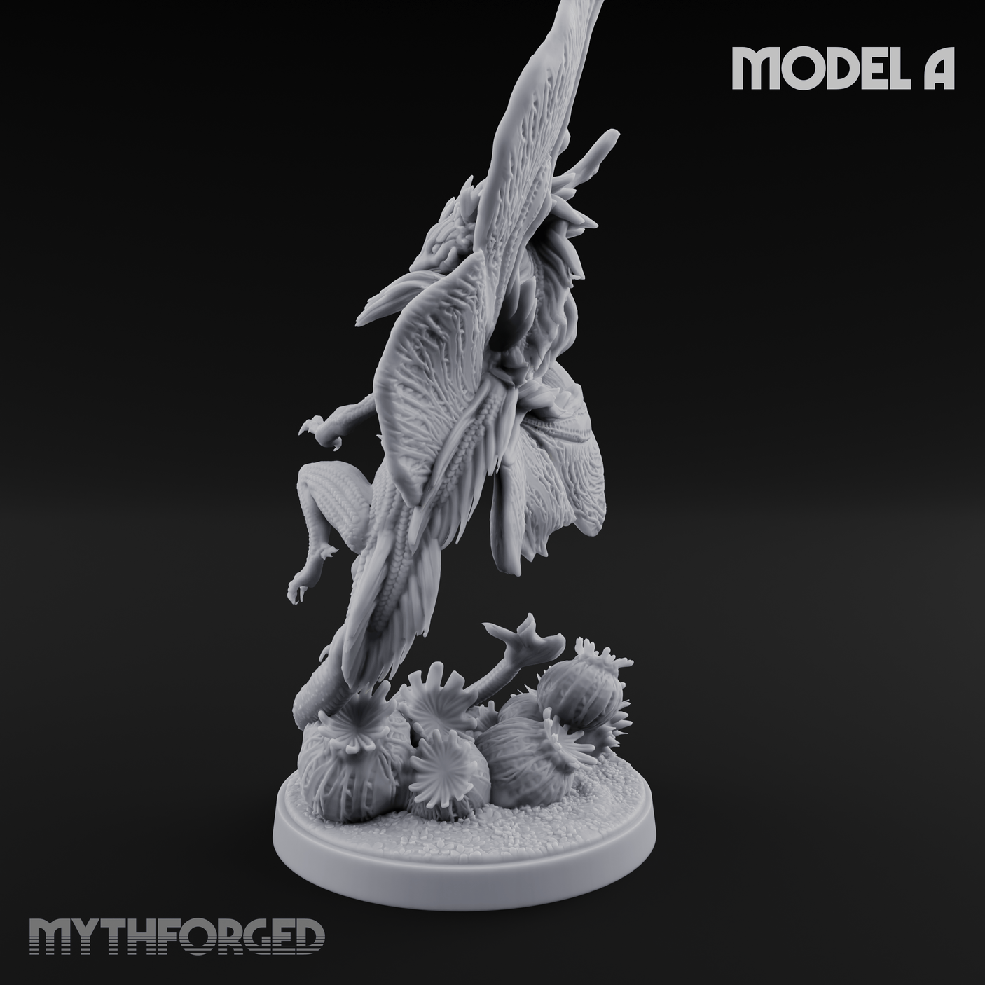 Stretching  Faerie Dragons A Miniature for Dungeons and Dragons, Pathfinder or other TTRPGs