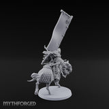 Banner Bearing Samurai Standard Bearer on Horse gallery 5