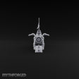 Banner-Topped Spike-Nosed War Motorcycle Miniature for Dungeons and Dragons, Pathfinder or other TTRPGs
