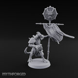 Rags Raised Dragonborn Banner Bearer