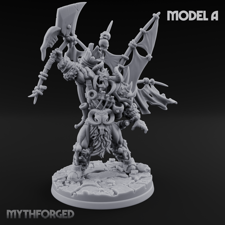 Standards Held Aloft Orc Bannermen Miniature for Dungeons and Dragons, Pathfinder or other TTRPGs