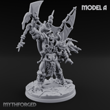 Standards Held Aloft Orc Bannermen Miniature for Dungeons and Dragons, Pathfinder or other TTRPGs