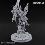 Standards Held Aloft Orc Bannermen Miniature for Dungeons and Dragons, Pathfinder or other TTRPGs