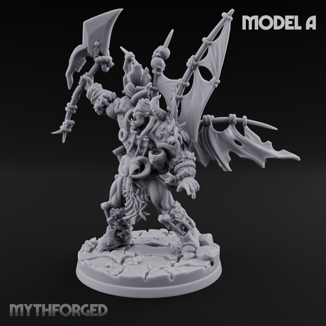 Standards Held Aloft Orc Bannermen A Miniature for Dungeons and Dragons, Pathfinder or other TTRPGs