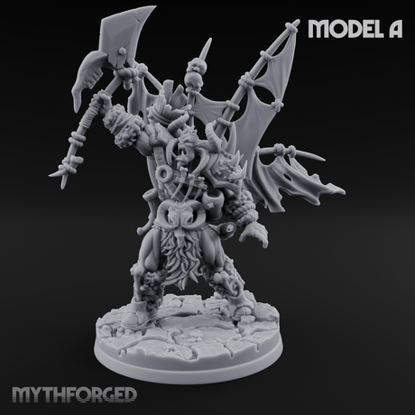 Standards Held Aloft Orc Bannermen A Miniature for Dungeons and Dragons, Pathfinder or other TTRPGs