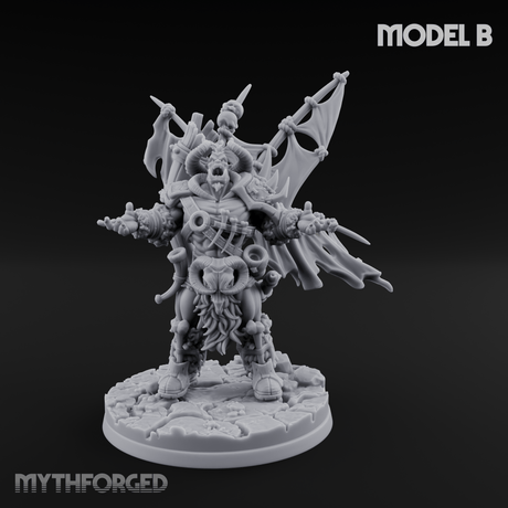 Standards Held Aloft Orc Bannermen Miniature for Dungeons and Dragons, Pathfinder or other TTRPGs