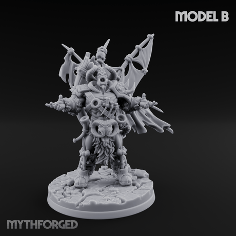 Standards Held Aloft Orc Bannermen Miniature for Dungeons and Dragons, Pathfinder or other TTRPGs