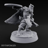 Furs Still Frosted Human Barbarian A — Axe & Shield