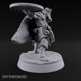 Furs Still Frosted Human Barbarian A — Axe & Shield