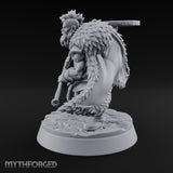 Furs Still Frosted Human Barbarian A — Axe & Shield