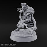 Furs Still Frosted Human Barbarian A — Bow & Arrows