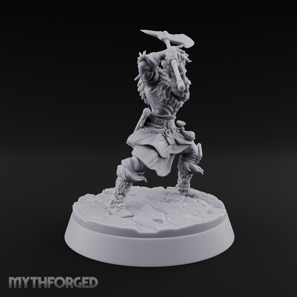 Furs Still Frosted Human Barbarian B — Greataxe