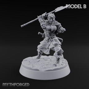 Furs Still Frosted Human Barbarian B — Greataxe