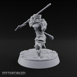 Furs Still Frosted Human Barbarian B — Polearm