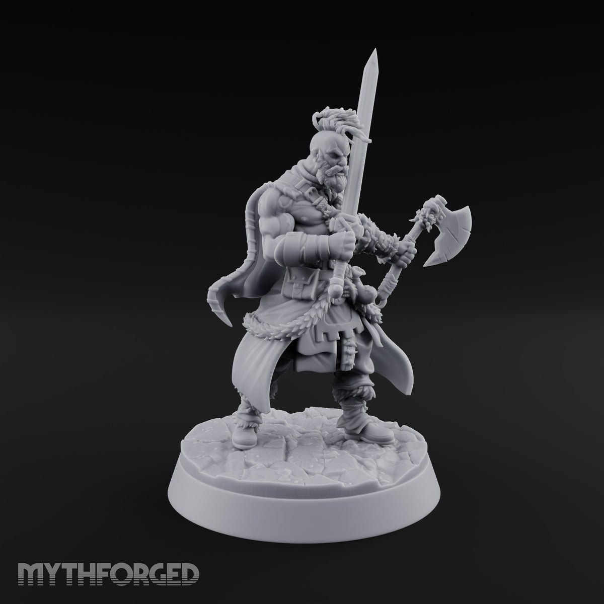 Furs Still Frosted Human Barbarian C — Sword & Axe