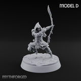 Furs Still Frosted Human Barbarians — D · Axe & Shield + Greatsword + Torch & Curved Blade + Bow