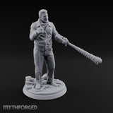 Barbed Bat Swinging Human Warlord Miniature for Dungeons and Dragons, Pathfinder or other TTRPGs