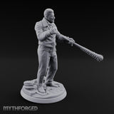 Barbed Bat Swinging Human Warlord Miniature for Dungeons and Dragons, Pathfinder or other TTRPGs