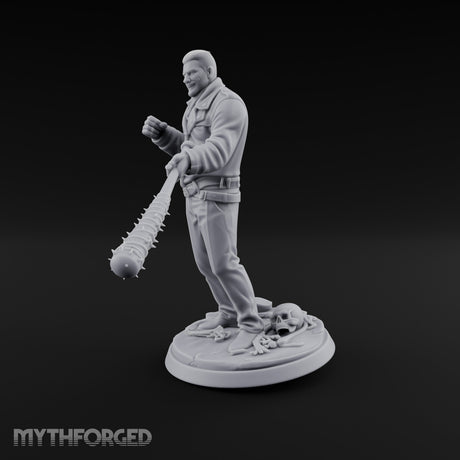 Barbed Bat Swinging Human Warlord Miniature for Dungeons and Dragons, Pathfinder or other TTRPGs