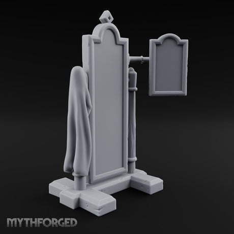 Vanity Fair Unveiled Standing Barber Shop Mirror