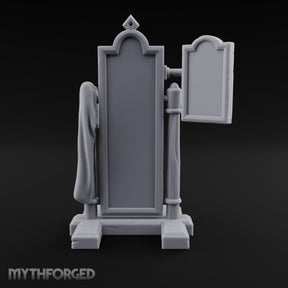 Vanity Fair Unveiled Standing Barber Shop Mirror