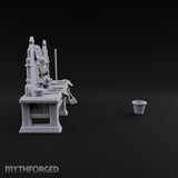 Rinse, Then Repeat Wooden Barber Shop Washbasin Bench