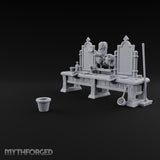 Rinse, Then Repeat Wooden Barber Shop Washbasin Bench