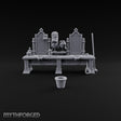 Rinse, Then Repeat Wooden Barber Shop Washbasin Bench